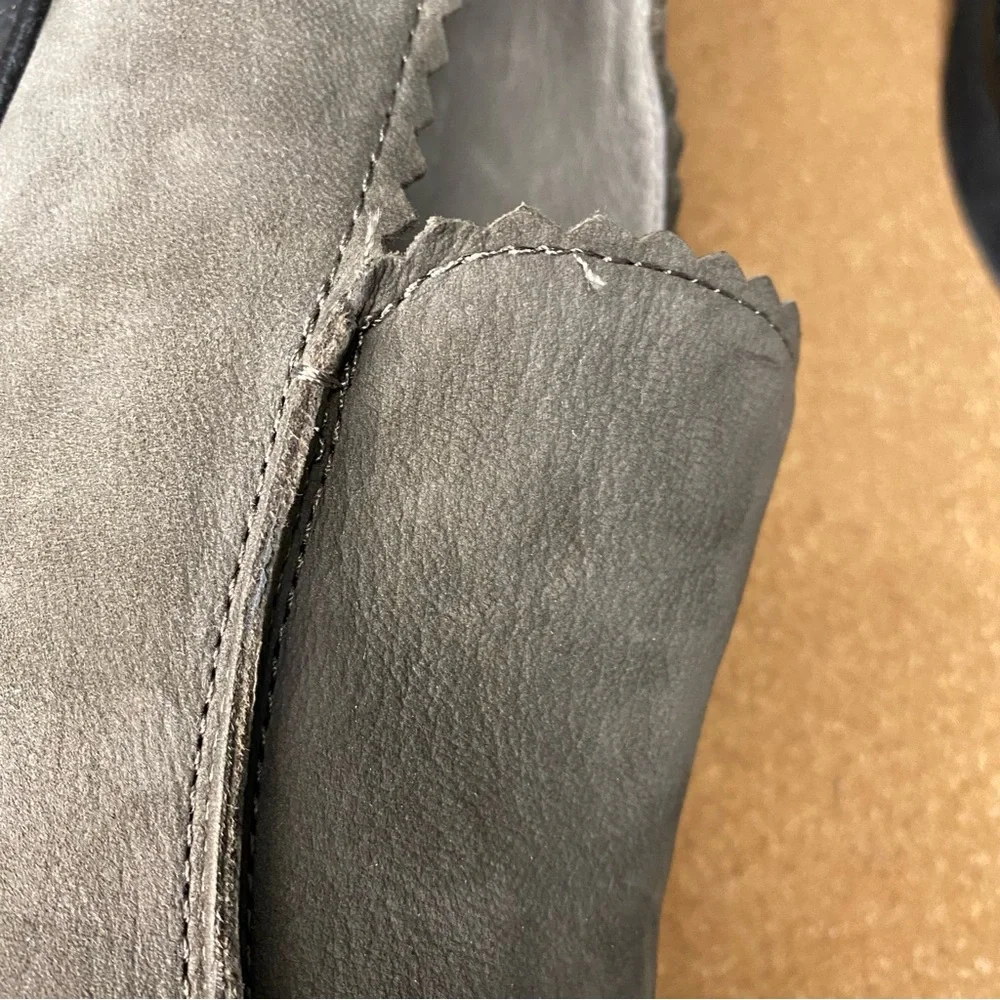 EILEEN FISHER HARRIA LOAFERS BLOCK CHUNKY PLATFORM HEELS SIZE 8.5